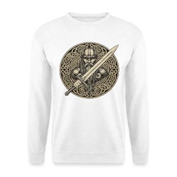 Légende viking viking marin Odin Raven Fighter - Sweat-shirt Unisexe - blanc - Devant