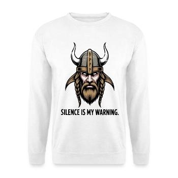 Légende viking viking marin Odin Raven Fighter - Sweat-shirt Unisexe - blanc - Devant