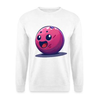 Bowling pour enfants - Sweat-shirt Unisexe - blanc - Devant