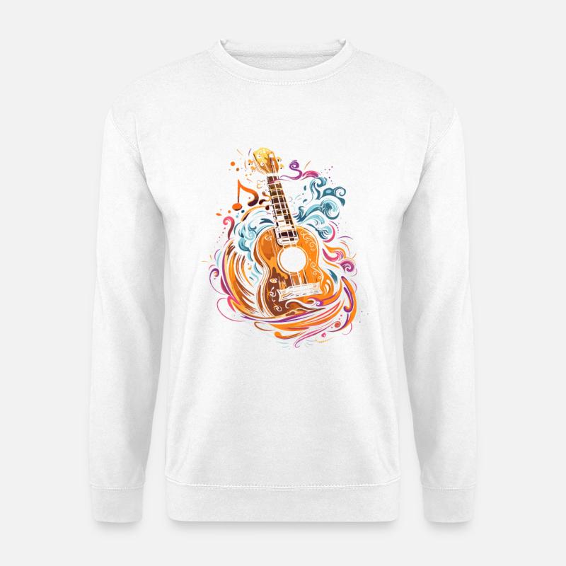 Ukulele - Unisex Pullover - Weiß