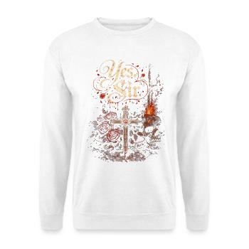 Dark Romance Booktok Yes, Sir - Unisex Sweatshirt - white - Front