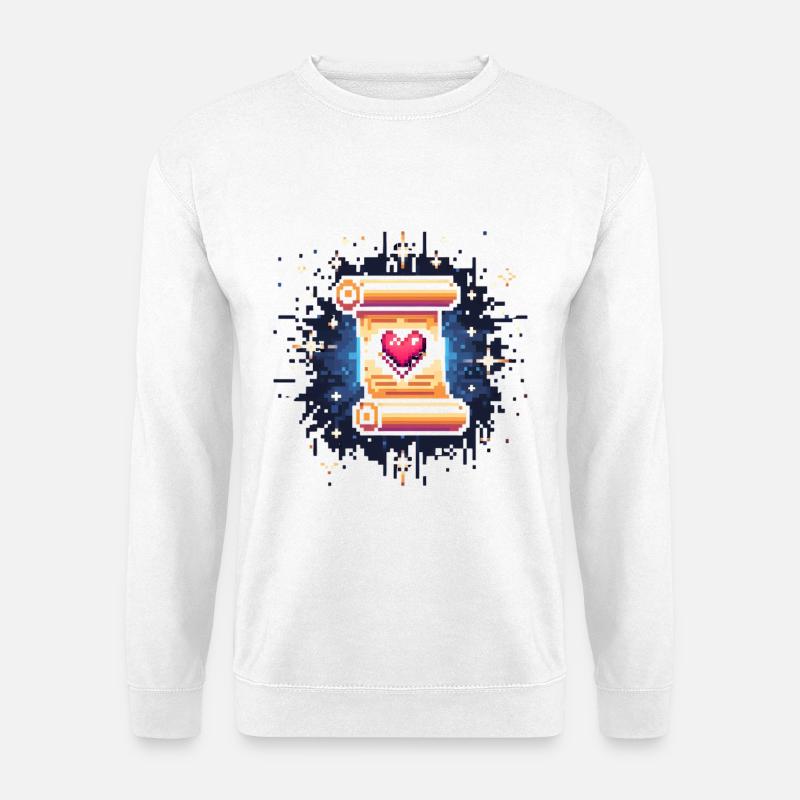 Daily Quest Vertrauen | Beziehungsarbeit - Unisex Pullover - Weiß