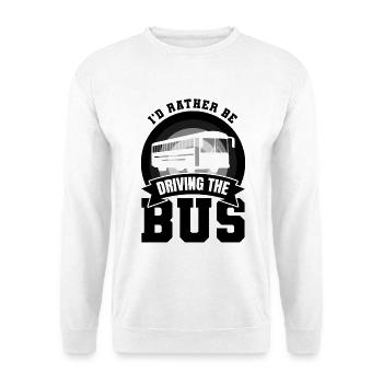 Bus Driver Joke - Unisex Sweatshirt - white - Front
