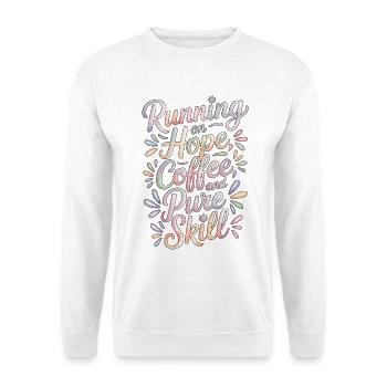Nurse Practitioner Running On Hope Family Nurse - Unisex Pullover - Weiß - Vorne