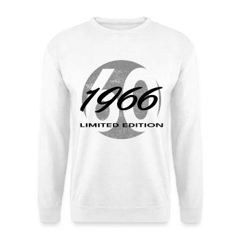 60e anniversaire 1966 cadeau pour hommes et femmes - Sweat-shirt Unisexe - blanc - Devant