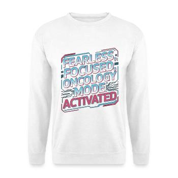 Oncology Nurse Fearless Focused Nurse Practitioner - Unisex Pullover - Weiß - Vorne