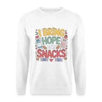 Oncology Nurse I Bring Hope And Hospital Nurse - Unisex Sweatshirt - white - Front