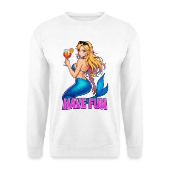 Meerjungfrau Have Fun | Sommer Vibes - Unisex Pullover - Weiß - Vorne