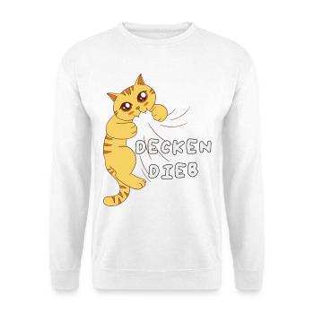 Favorite Blanket Thief Official Sleep Shirt - Unisex Sweatshirt - white - Front