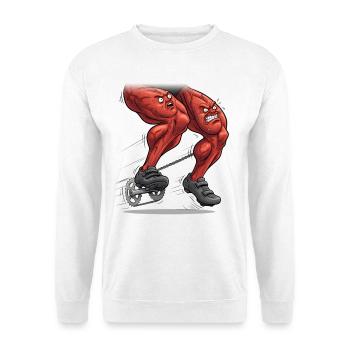 Vélo de route Vélo Vélo Sport Vélo VTT - Sweat-shirt Unisexe - blanc - Devant