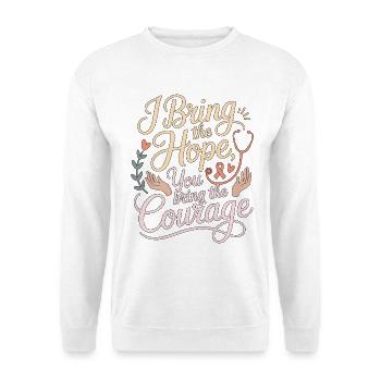 Oncology Nurse I Bring The Hope Nurse Practitioner - Unisex Sweatshirt - white - Front