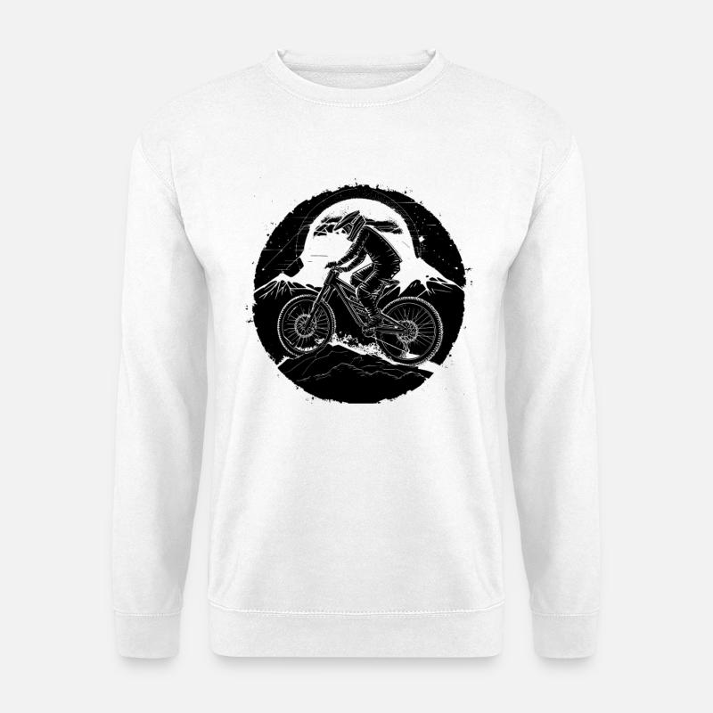 Mountain bikers - Unisex Sweatshirt - white