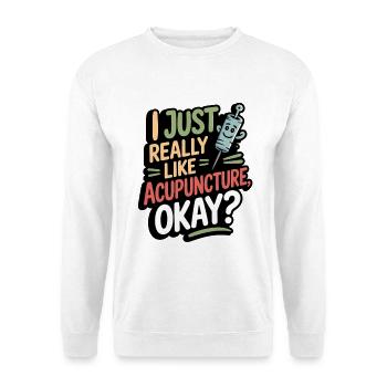 Acupuncture Chinese Medicine Health - Unisex Sweatshirt - white - Front