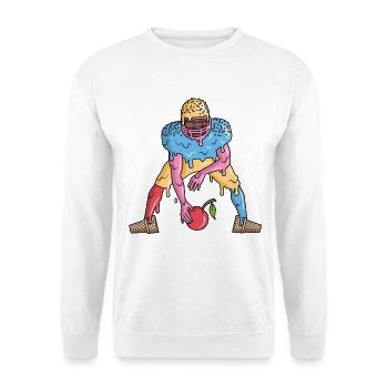 Football américain Glace Enfants Football Garçons - Sweat-shirt Unisexe - blanc - Devant