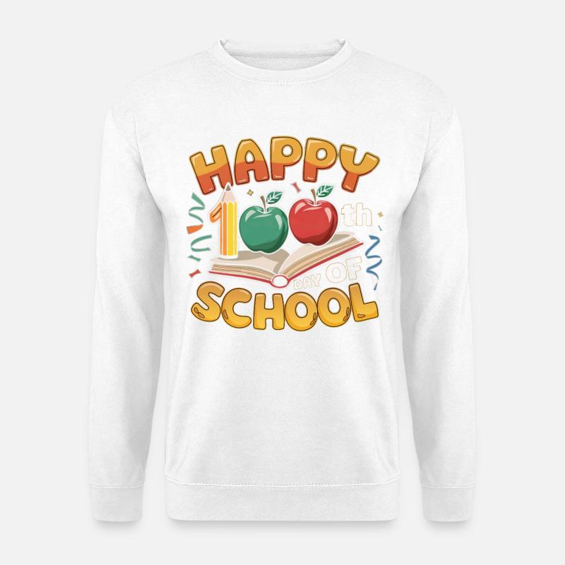 Conception du centième anniversaire de l’école - Sweat-shirt Unisexe - blanc