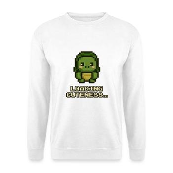 Download Cute Dino Pixel - Unisex Sweatshirt - white - Front