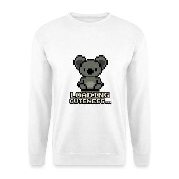 Chargement du Pixel Koala Mignonnerie - Sweat-shirt Unisexe - blanc - Devant