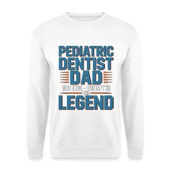 Pediatric Dentist Dad The Idol The Orthodontist - Unisex Sweatshirt - white - Front