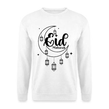 Eid Mubarak Happy Ramadan Muslim - Unisex Sweatshirt - white - Front