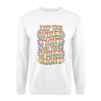 Orthodontic Hygienist Keep Your Wires Braces Care - Unisex Pullover - Weiß - Vorne