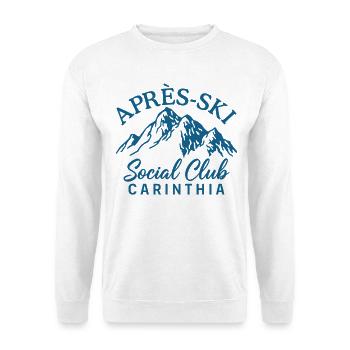 Après Ski Social Club Carinthia - Unisex Sweatshirt - white - Front
