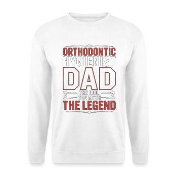 Orthodontic Hygienist Dad The Idol The Dental Care - Unisex Sweatshirt - white - Front