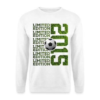 LIMITED EDITION 2015 FUßBALL 11. GEBURTSTAG - Unisex Pullover - Weiß - Vorne