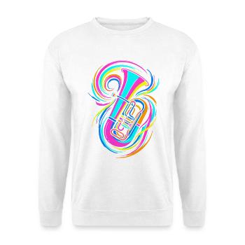 Tuba - Sweat-shirt Unisexe - blanc - Devant