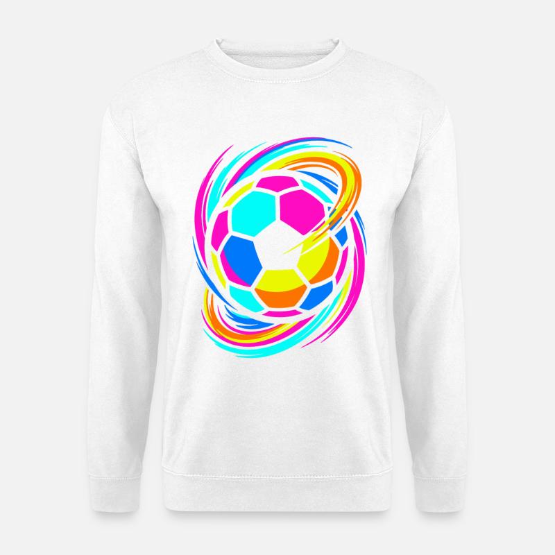 Fußball - Unisex Pullover - Weiß
