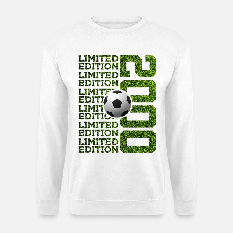 LIMITED EDITION 2000 FUßBALL 26. GEBURTSTAG - Unisex Pullover - Weiß