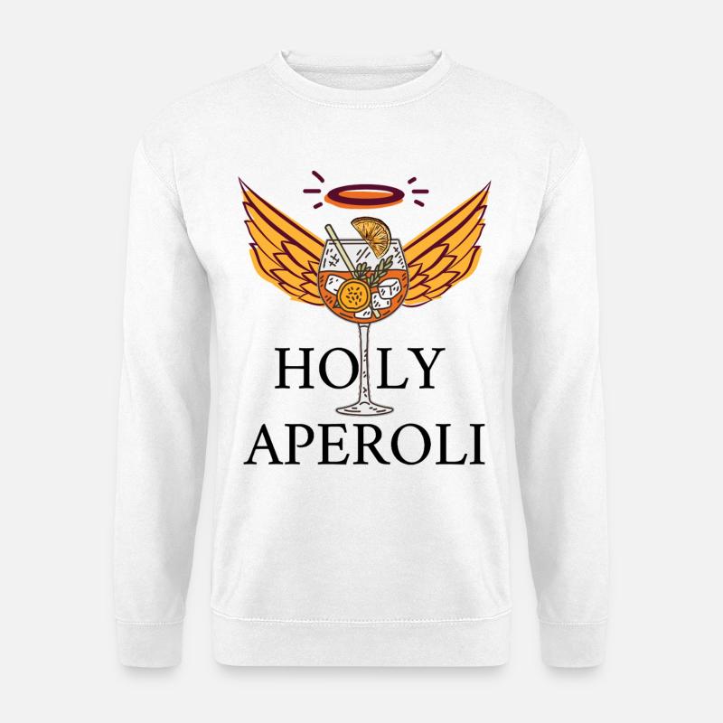 Holy Aperoly – Spritz Lover Summer Vibes - Unisex Sweatshirt - white