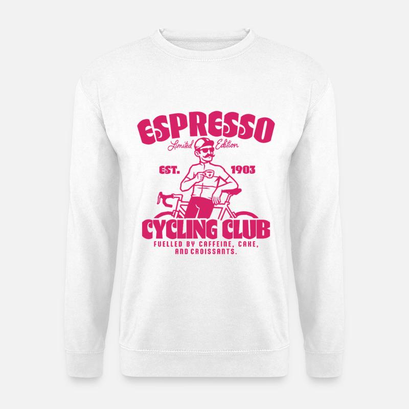 Espresso Radclub Retro Pink - Unisex Pullover - Weiß