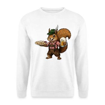 Squirrel costume Kaiserschmarrn Kaiserschmarren - Unisex Sweatshirt - white - Front