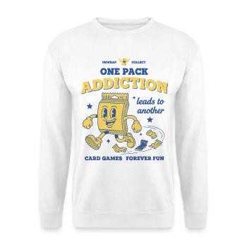One Pack Addiction Leads To Another Card Games - Unisex Sweatshirt - white - Front