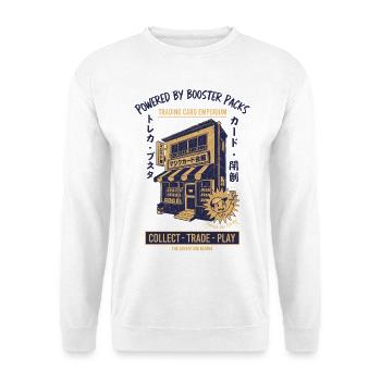 Propulsé par des boosters Collection de cartes à collectionner - Sweat-shirt Unisexe - blanc - Devant