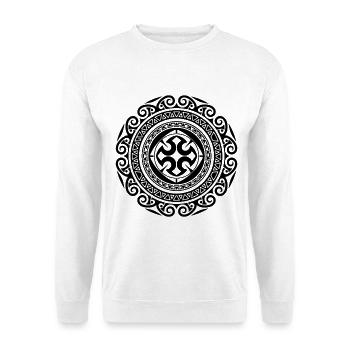 Neuseeländischer Symboltanz Maori Haka Stamm - Unisex Pullover - Weiß - Vorne