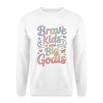 Pediatric OT Brave Kids And Fine Motor Therapy - Unisex Sweatshirt - white - Front