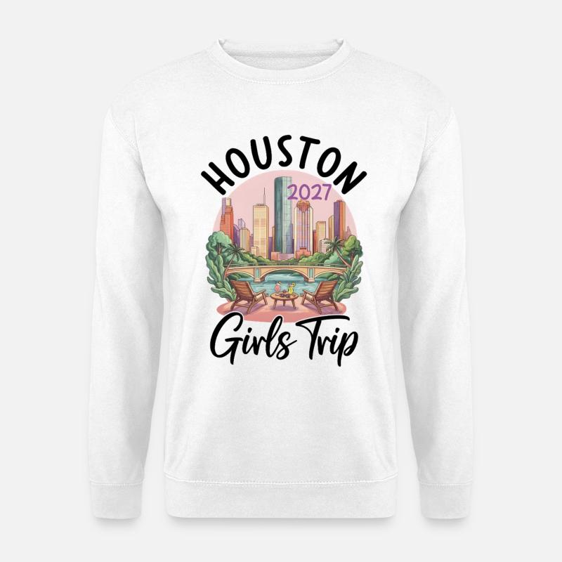 Houston 2027 Girls Trip - Unisex Pullover - Weiß