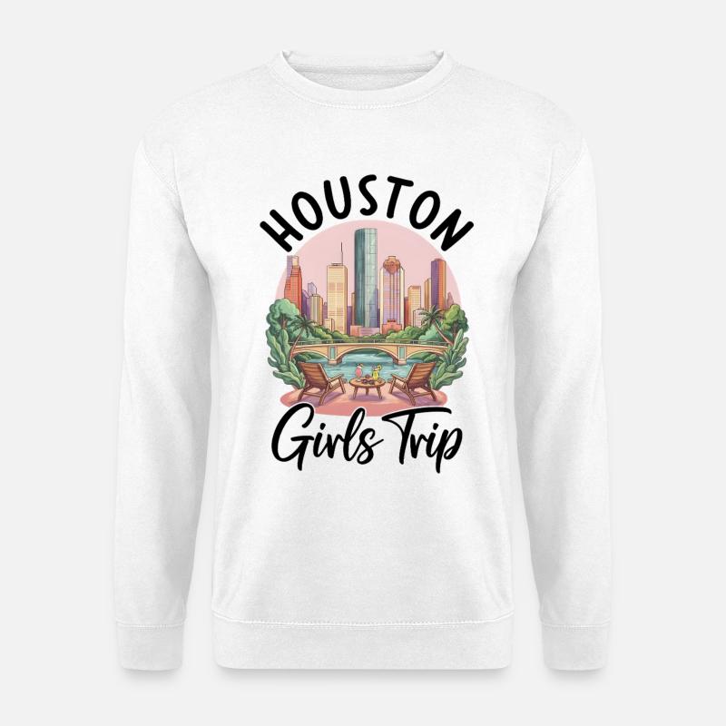 Houston Girls Trip - Unisex Pullover - Weiß