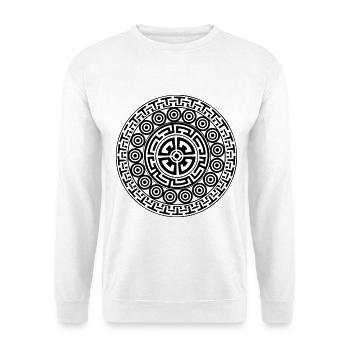 New Zealander Symbol Dance Maori Haka - Unisex Sweatshirt - white - Front