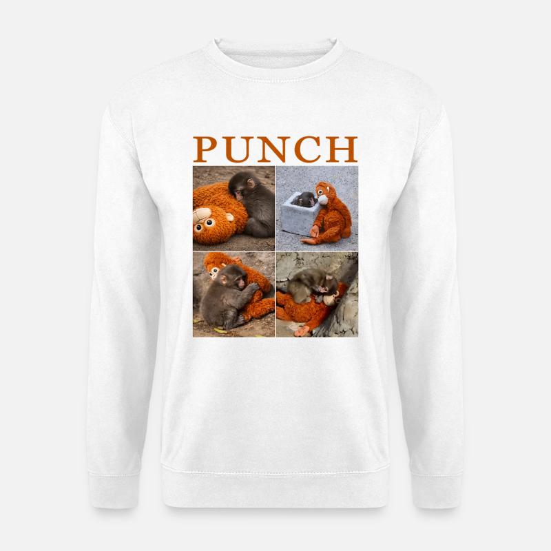 Team Monkey Punch  - Unisex Pullover - Weiß