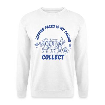 Ripping Packs Is My Cardio Collect Ultra Rare Hunt - Unisex Sweatshirt - white - Front