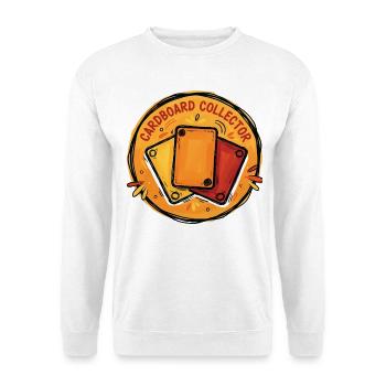 Relieur de cartes à collectionner en carton Légendaire - Sweat-shirt Unisexe - blanc - Devant