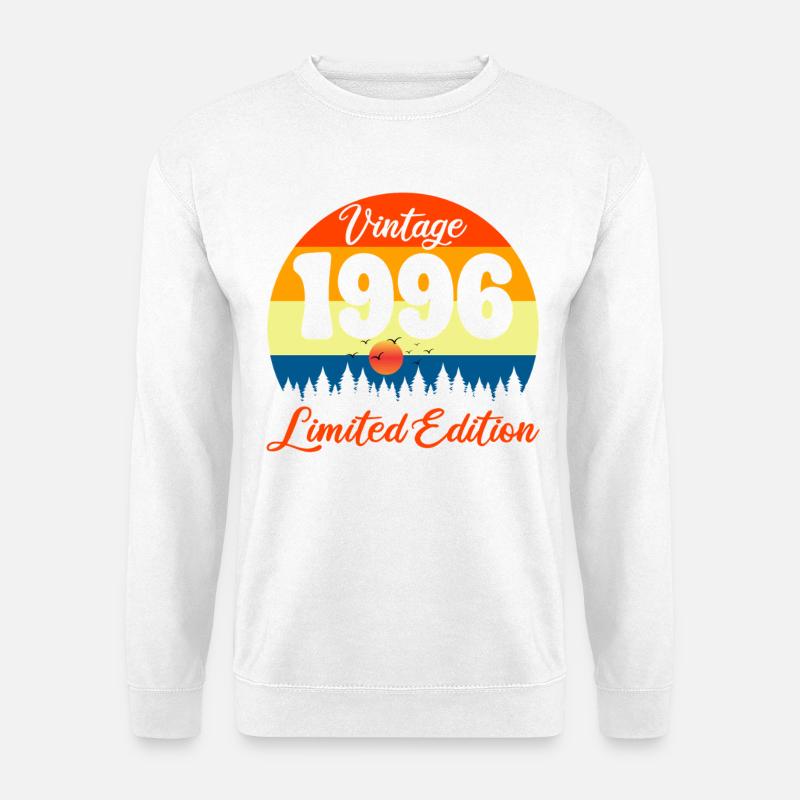 30-jähriges Jubiläumsgeschenk 1996 Jubiläum - Unisex Pullover - Weiß