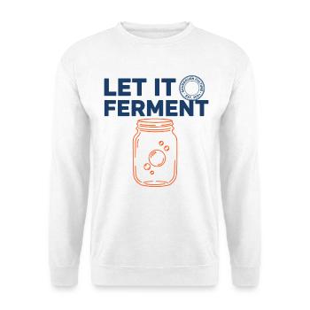 Sourdough Bread Baking Baker Sourdough Starter Jar - Unisex Pullover - Weiß - Vorne