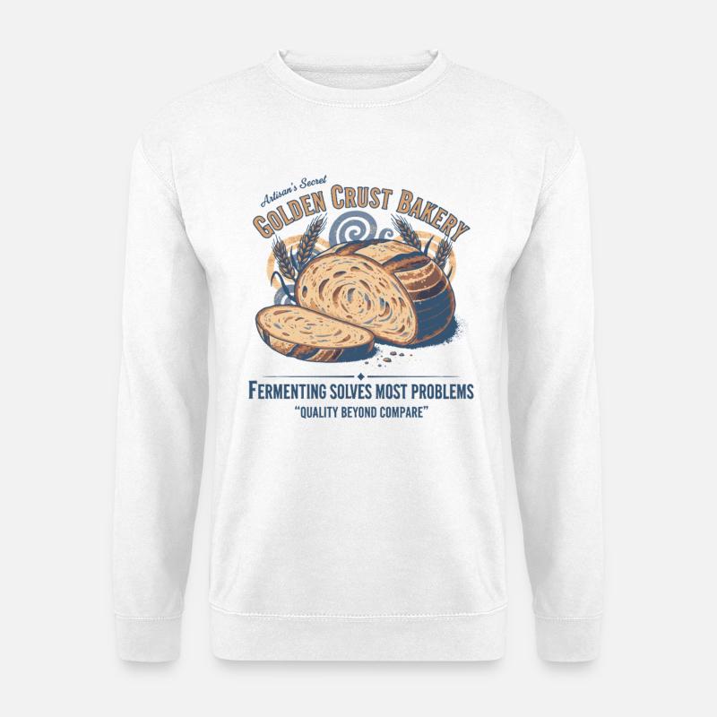 Sourdough Bread Baking Baker Sourdough Starter - Unisex Sweatshirt - white