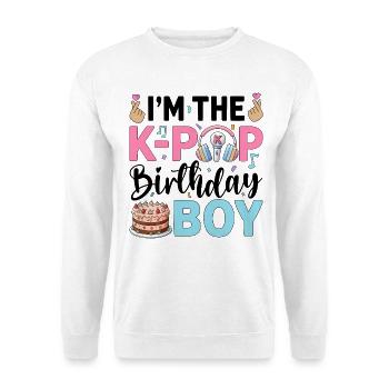 I'm The K-Pop Birthday Boy - Unisex Sweatshirt - white - Front