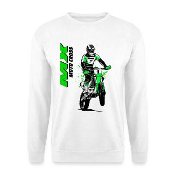 Moto Cross - Supercross - Motocross - Unisex Sweatshirt - white - Front