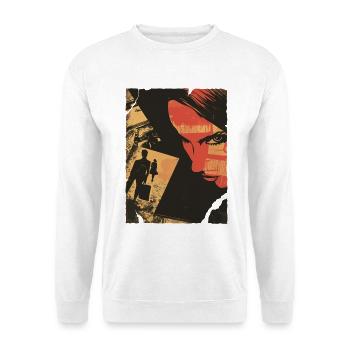 Noir Collage Portrait - Unisex Sweatshirt - white - Front