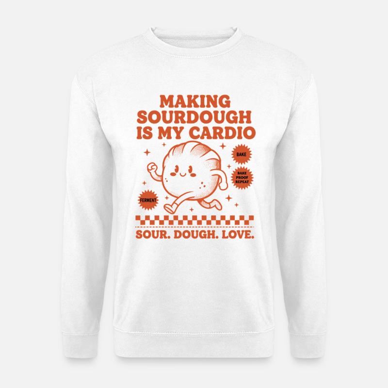 Sourdough Bread Baking Making Sourdough - Unisex Sweatshirt - white
